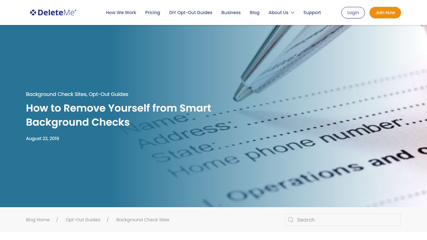 How to Remove Yourself from Smart Background Checks